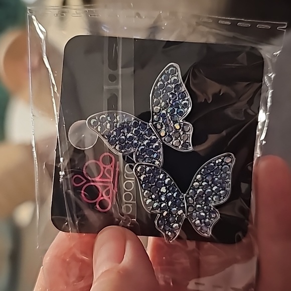 High Life Blue Post Silver Earrings Gorg 💙 SALE - Picture 3 of 4